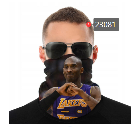 NBA 2021 Los Angeles Lakers #24 kobe bryant 23081 Dust mask with filter